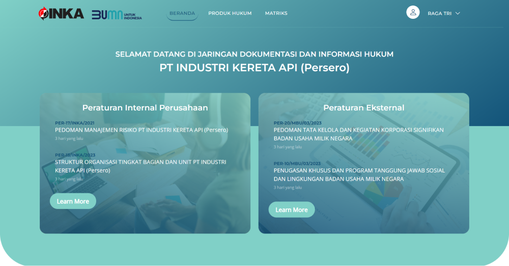 Aplikasi JDIH INKA